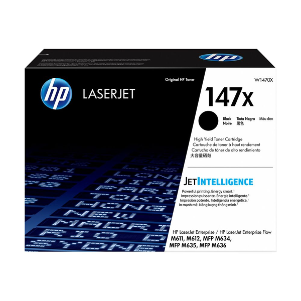 HP LaserJet 147X High Yield Black Original Toner Cartridge тонер касета 1 броя Оригинал Черен