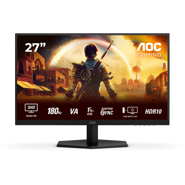 AOC G4 Q27G42XNE Monitor PC 68,6 cm (27") 2560 x 1440 Pixel Quad HD LED Nero, Rosso