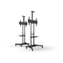 Multibrackets Floorstand Basic 180 55-80" TV gurulós padló tartó állvány - Fekete