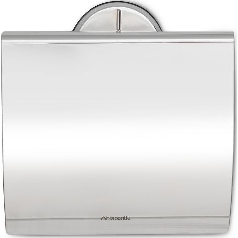 Brabantia Profile fali kistekercses WC-papír tartó fedővel, rozsdamentes acél, fényes - 427602 (BR427602)