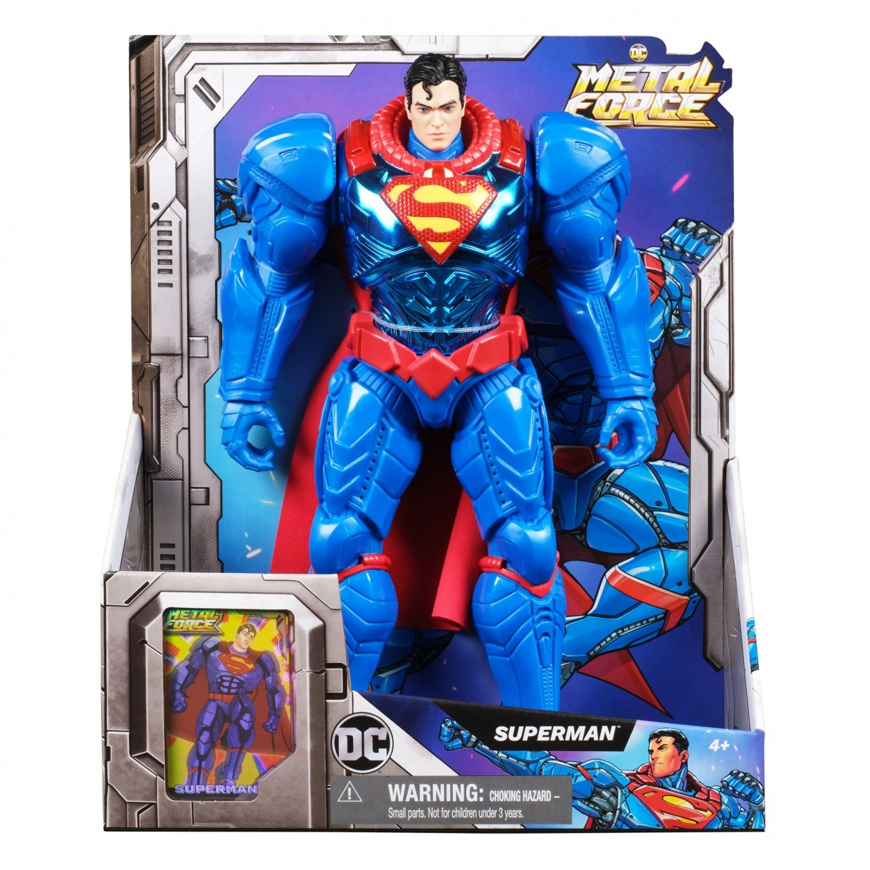 Spin Master DC Metal Force XL Superman akciófigura 30 cm (6072667)