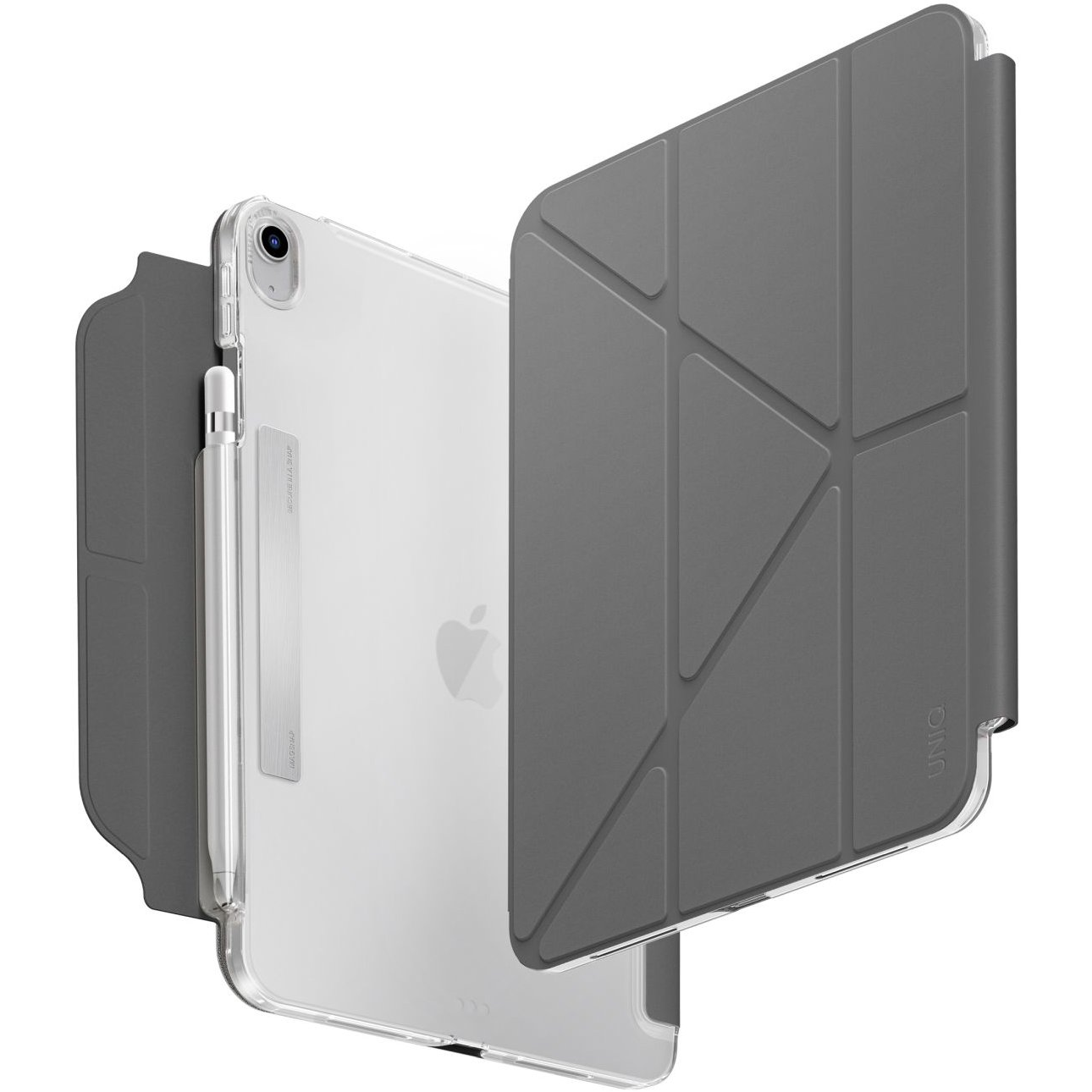 UNIQ Camden Click 2025 iPad 10,9" 10. gen (2022) / iPad 11" A16 (2025) tok - Rhino grey (8886463692547)