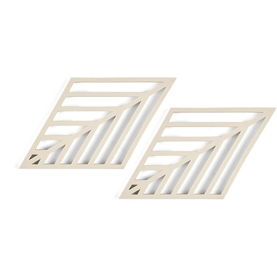 ZONE Denmark Rhombus Leaf Hőálló edényalátét, 2 db, 20×11,5×0,8 cm, nyírfa (332143)
