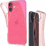 Carcasa Spigen Liquid Crystal compatibila cu iPhone 16 Glitter Rose