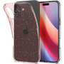 Carcasa Spigen Liquid Crystal compatibila cu iPhone 16 Glitter Rose