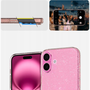 Carcasa Spigen Liquid Crystal compatibila cu iPhone 16 Glitter Rose