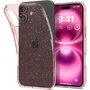 Carcasa Spigen Liquid Crystal compatibila cu iPhone 16 Glitter Rose
