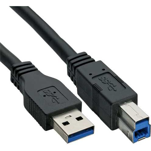 InLine 35330 cavo USB USB 3.2 Gen 1 (3.1 Gen 1) 3 m USB A USB B Nero