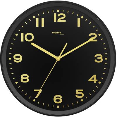 Techno Line (WT 8500-1 gold) Rádiójel vezérlésű Falióra 30 cm x 4.1 cm Fekete (WT 8500-1 gold)
