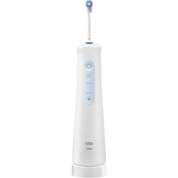 Зъбен душ Oral-B Aqua Care, 2 нива на налягане, 1 накрайник, Бял