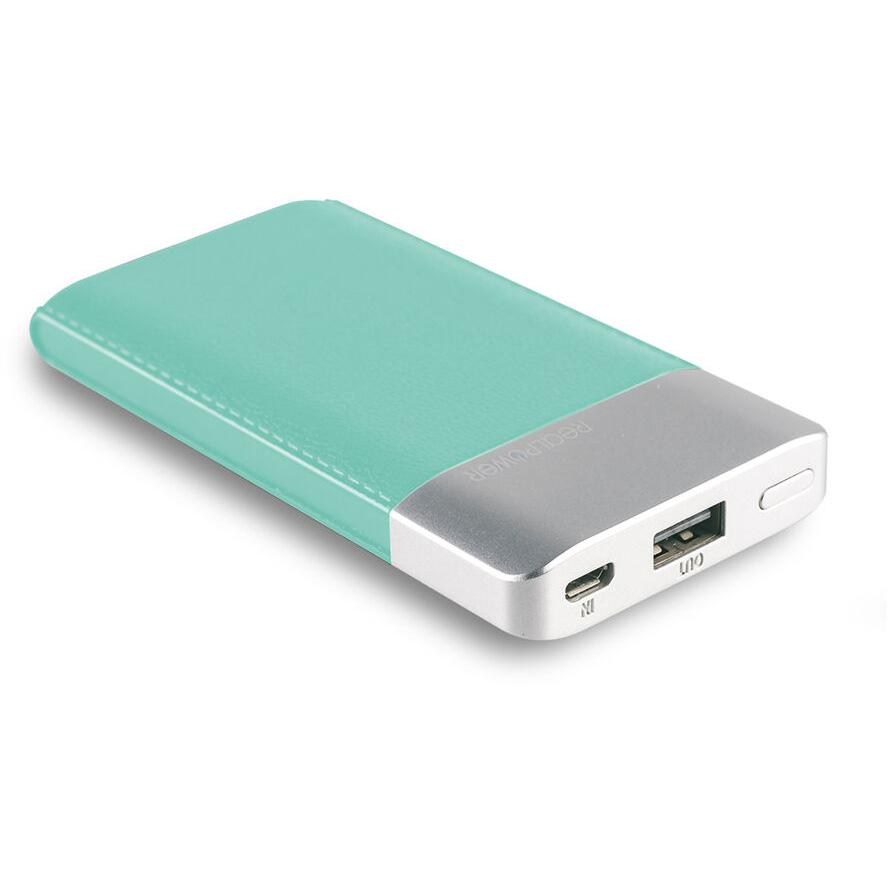Realpower PB-4000 Fashion 4000mAh Power Bank Kék (282248)