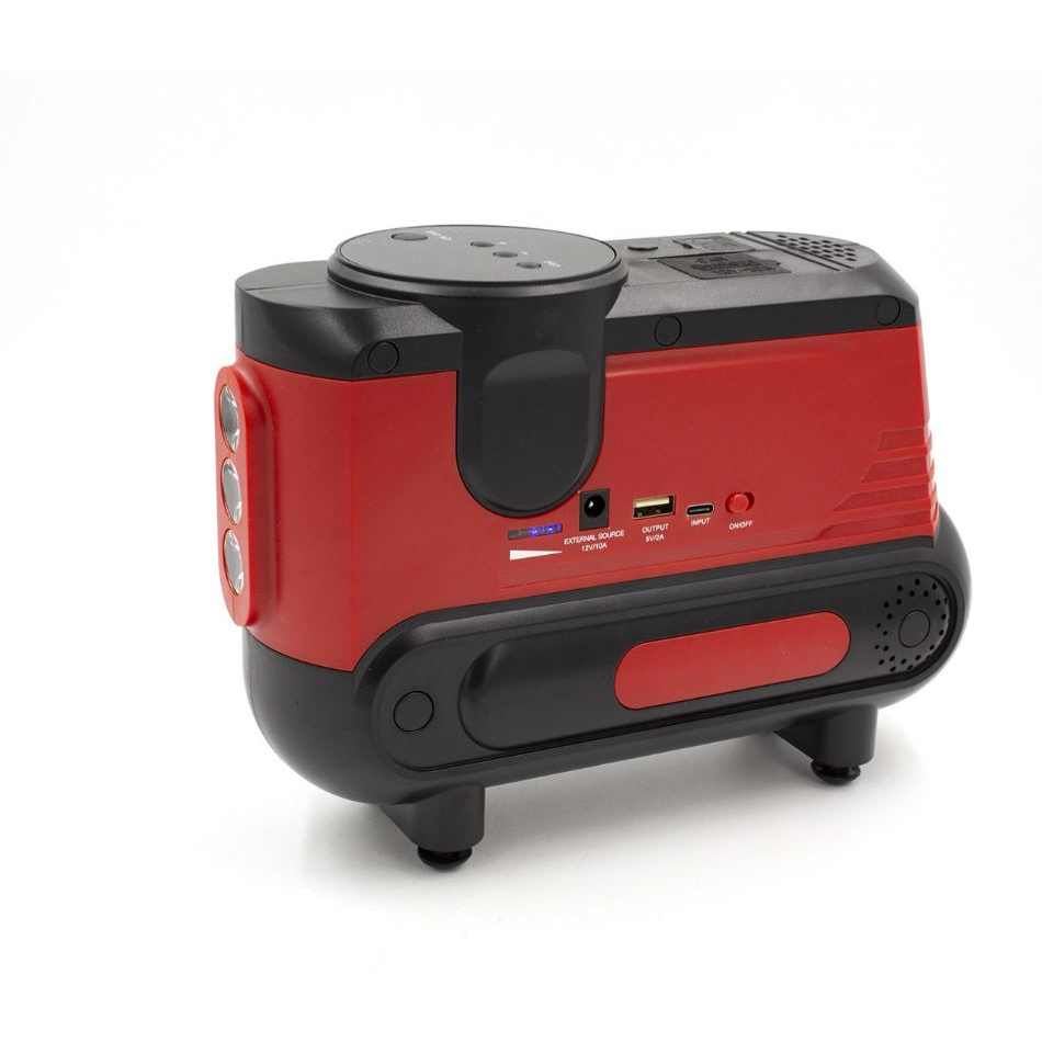 Homasita hordozható akkumulátor kompresszorral 12V (81ALJP13B) (81ALJP13B)