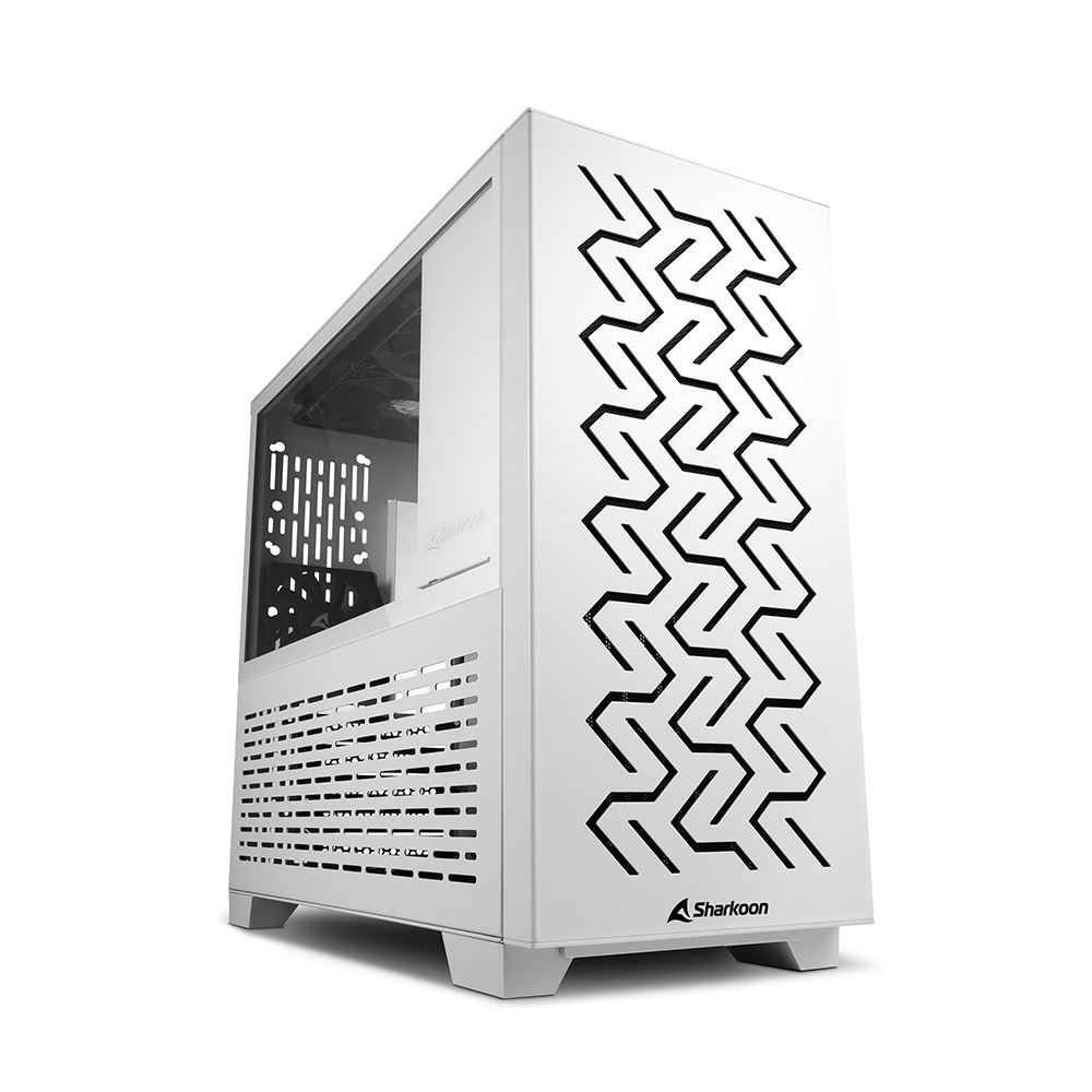 Sharkoon MS-Z1000 táp nélküli ablakos Micro-ATX ház fehér (4044951035106) (4044951035106)