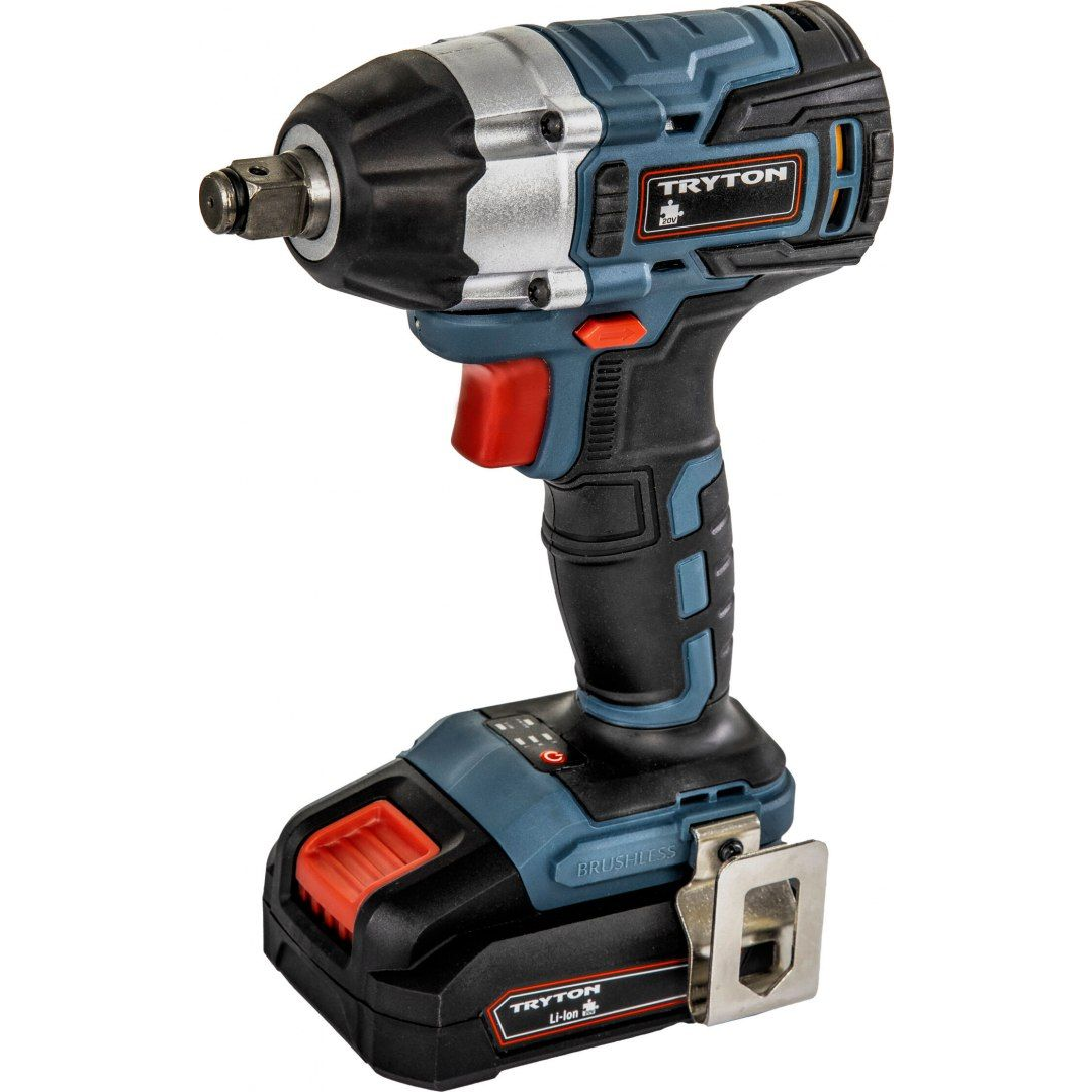 Tryton Kefe Nélküli Ütvecsavarozó 280Nm, Akkumulátor/Töltő Nélkül 20V Rendszer (TJKU30)