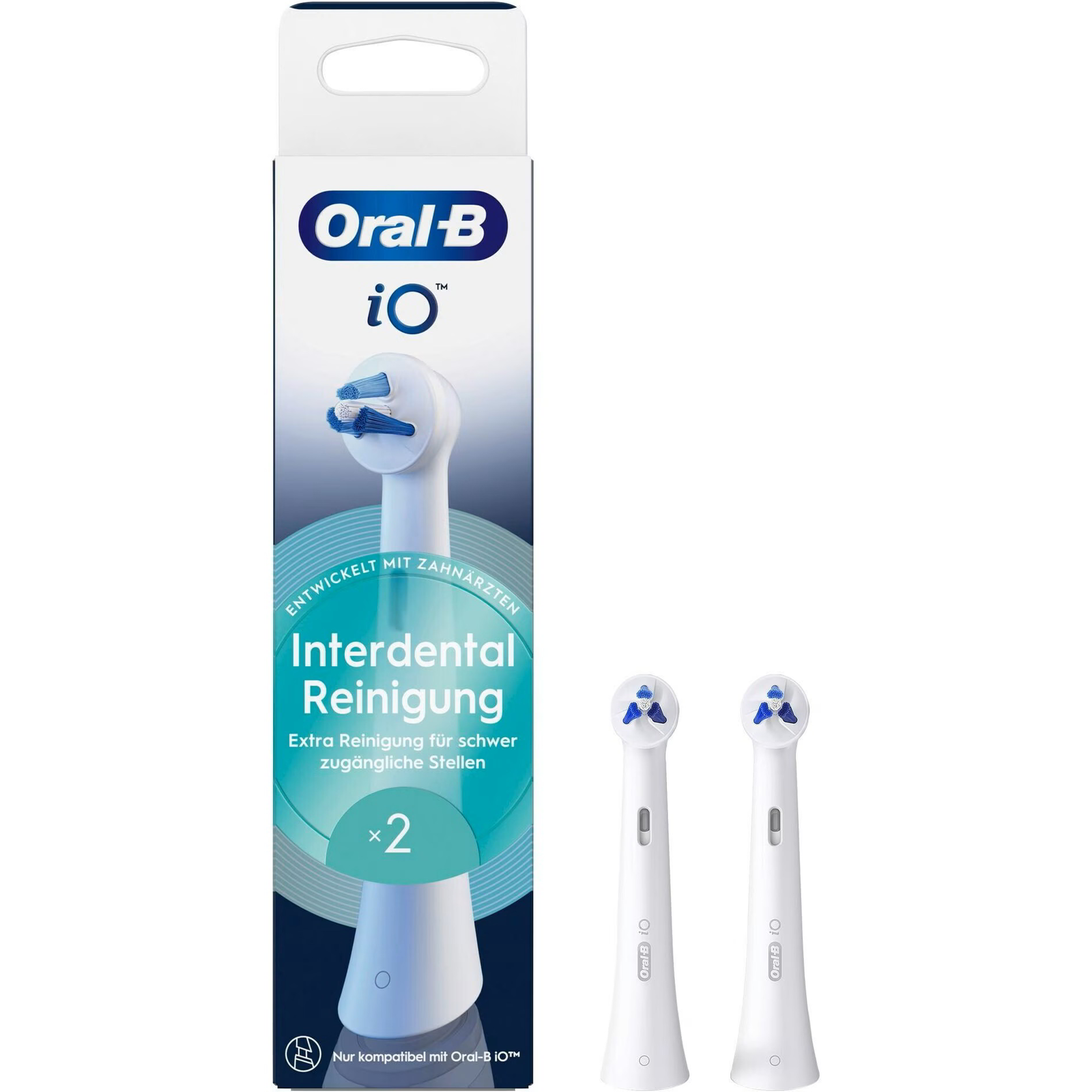 Oral-B iO Interdental Elektromos fogkefe Pótfej - Fehér (2db) (373371)