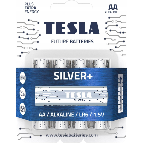 Tesla Silver+ ceruzaelem AA (4 db)