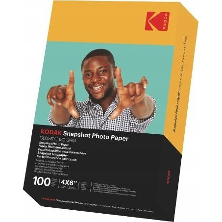 KODAK Snapshot fotópapír, fényes, A6, 10x15cm, 180g, 100db