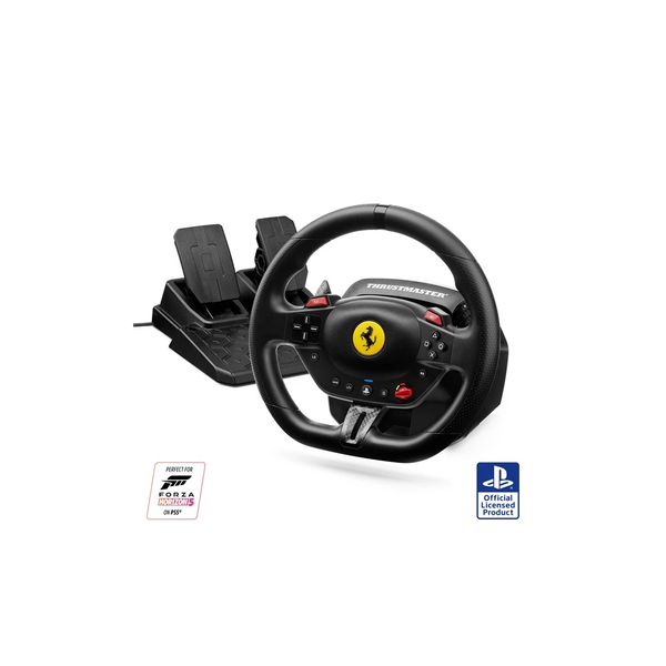 Thrustmaster T98-P FERRARI 296 GTB Sort Rat + Pedaler Analog/digital PC, PlayStation 4, PlayStation 5