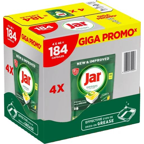 Jar Original Lemon mosogatógép tabletta 184db (8006540750407) (8006540750407)