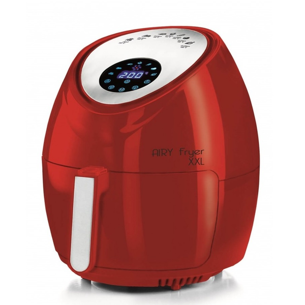 Ariete 4618/01 Enkelt 5,5 L Enkeltstående 1800 W Varmluftsteger Rød, Rustfrit stål
