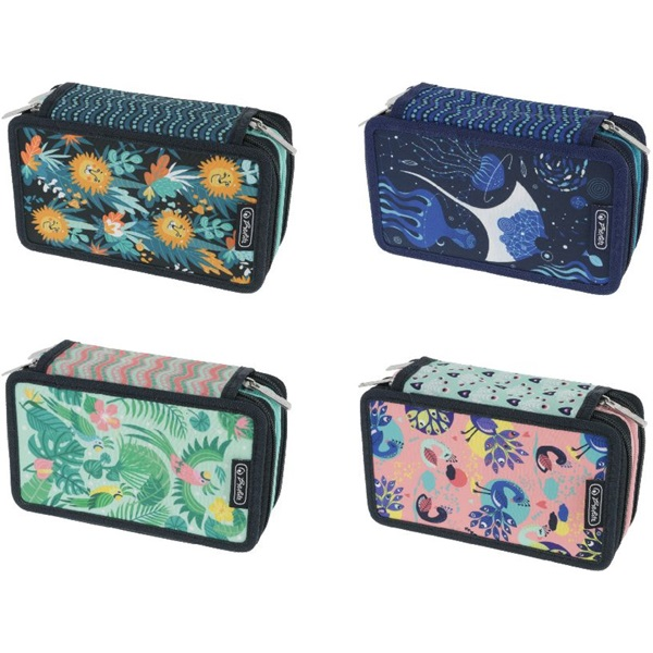 Herlitz Animals Mix 3 emeletes üres tolltartó (50043446)