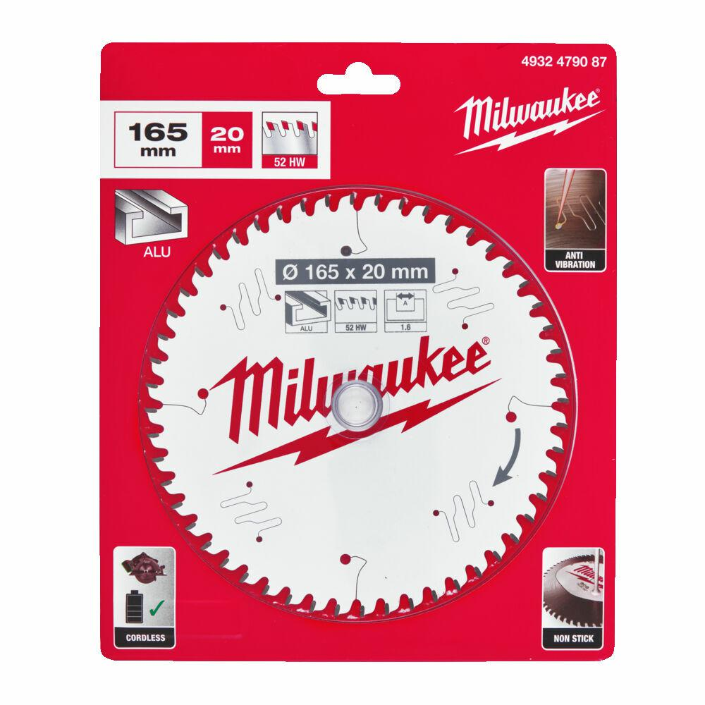 Milwaukee 4932479087 Körfűrészlap - 165x20x1,6 mm, Fogszám: 52 db (4932479087)