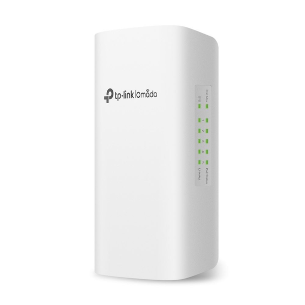 TP-Link Omada SG2005P-PD sieťový prepínač Riadený L2/L2+ 10G Ethernet (100/1000/10000) Podpora napájania cez Ethernet (PoE) Desktop Biela