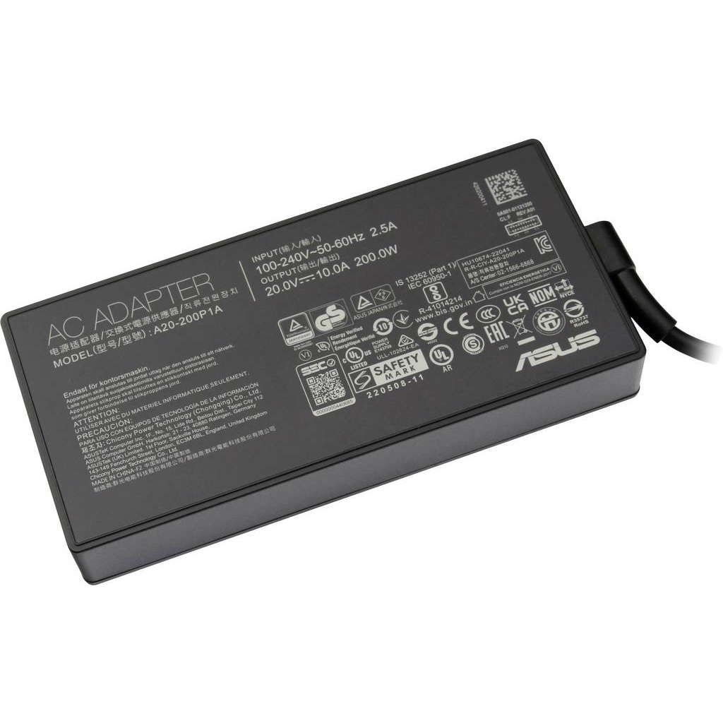 ASUS Netzteil Notebook tápegység 200 W 20 V 10 A (0A001-01120600) (0A001-01120600)
