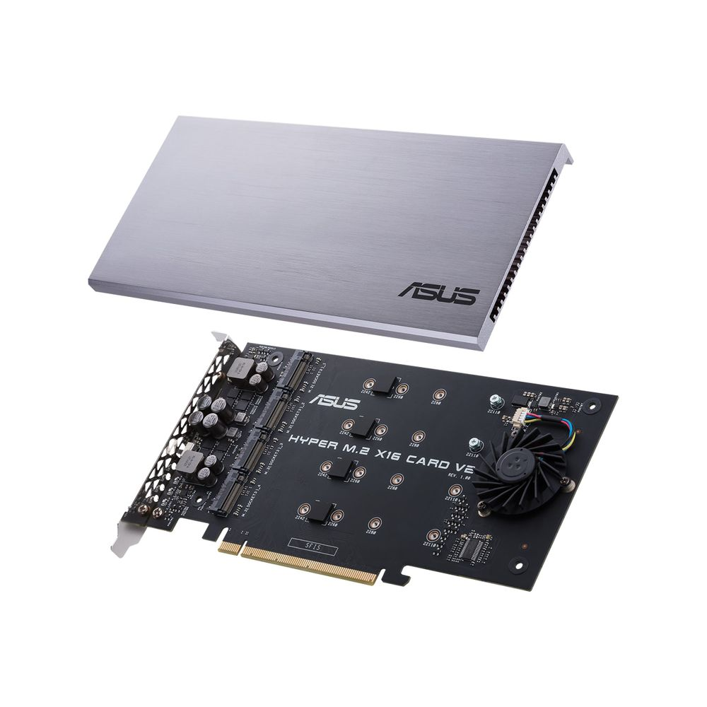 ASUS extension card Hyper M.2 X16 - PCIe 3.0 x16 (90MC06P0-M0EAY0)
