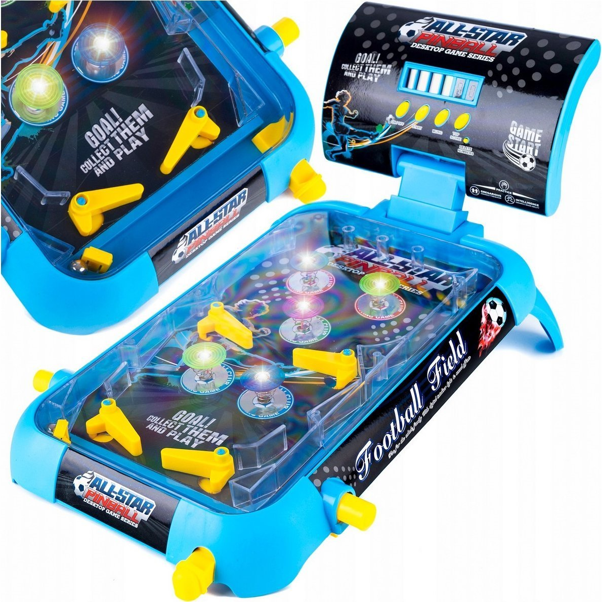 Lean Toys Flipper Arcade Játék Flipper Lights Sounds 53 cm (3343)
