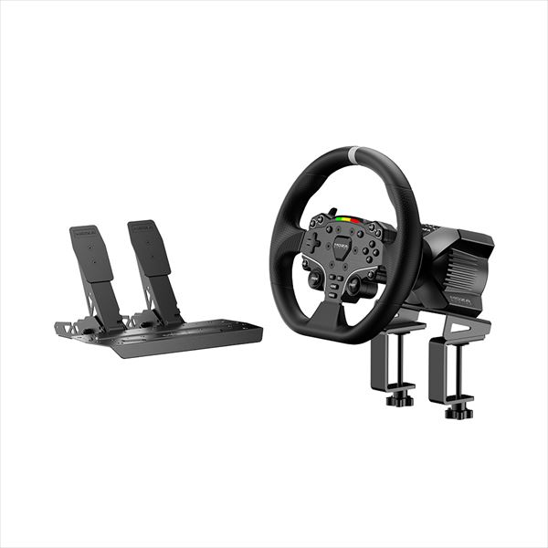 Moza Racing RS074 game controller Zwart Bluetooth/USB Stuurwiel + pedalen Digitaal PC