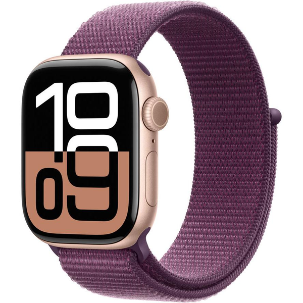 Apple Watch Series 10 Cellular 42mm Rozéarany Alumínium Szilva Sportpánttal