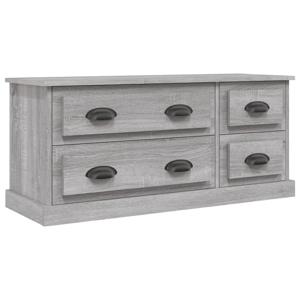 szürke sonoma színű szerelt fa TV-szekrény 100x35,5x45 cm (816454)