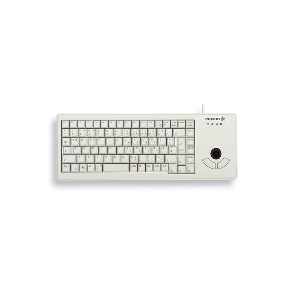 CHERRY XS Trackball клавиатура Универсален USB Белгийски език Сив