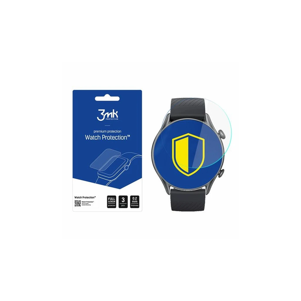 3MK Foil ARC Xiaomi Amazfit GTR 3 WatchFoil Fullscreen kijelzővédő Xiaomi Amazfit GTR 3 készülékhez