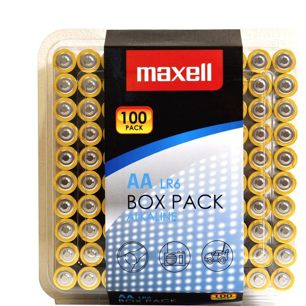 Maxell Alkaline Ceruzaelem AA (100db /csomag)