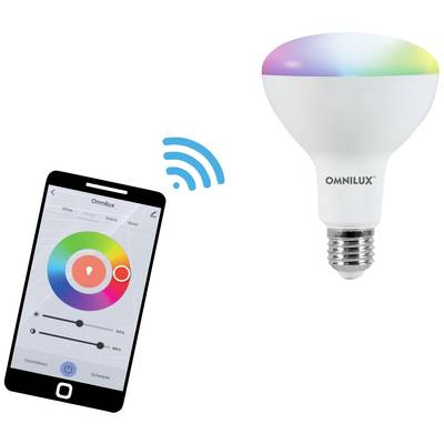 Omnilux 88000020 LED EEK F (A - G) E27 9 W Melegfehértől a hidegfehérig (Ø x H) 95 mm x 130 mm 1 db (88000020)