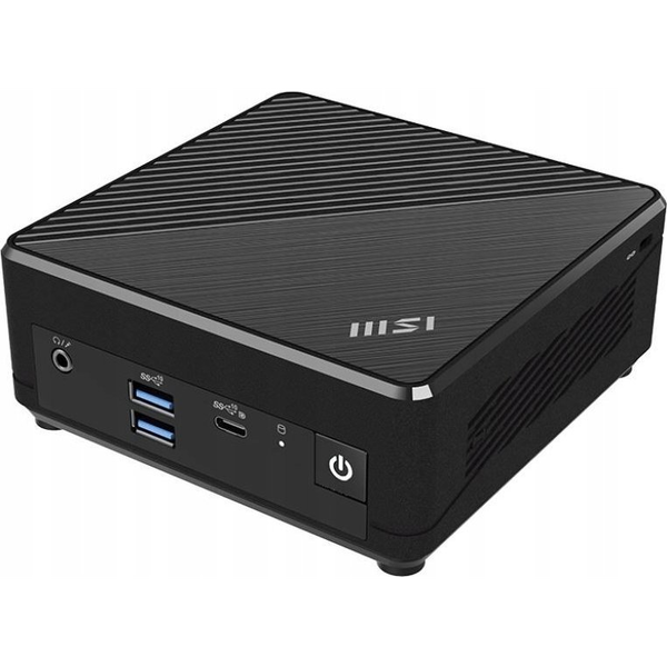 MSI Cubi N ADL-001EU Intel® N N200 4 Giga Bites DDR4-SDRAM 128 Giga Bites SSD Windows 11 Pro Mini PC Negru