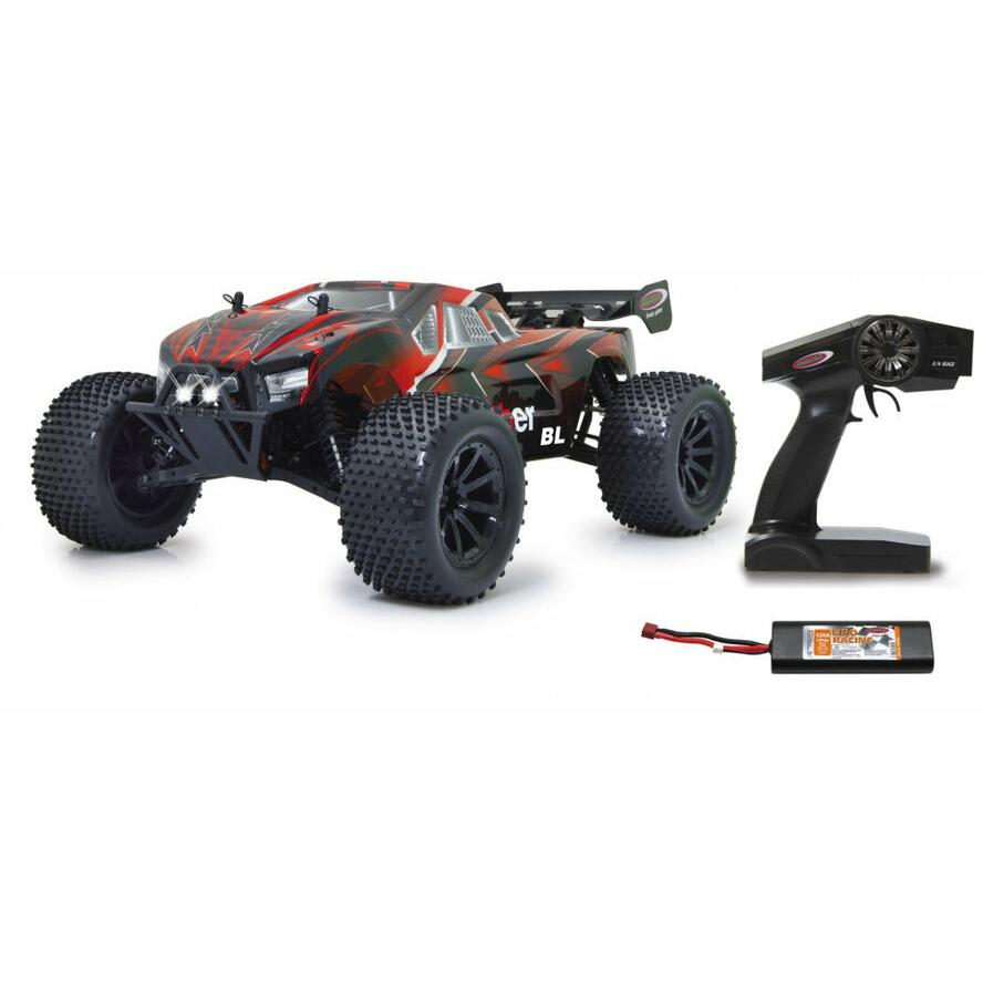 Jamara Brecter Truggy BL Táviránxítós Off Road terepjáró 1:10 - Piros/Fekete (059740)