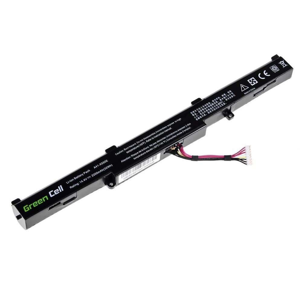 Green Cell akkumulátor A41-X550E Asus 15V 2200mAH (AS77) (g c-AS77)