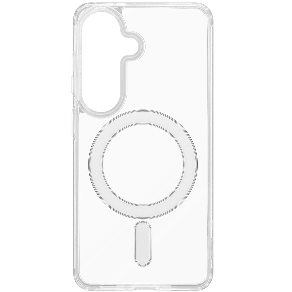 Samsung Galaxy S26 SM-S942, Műanyag hátlap védőtok + szilikon keret, közepesen ütésálló, Magsafe töltővel kompatibilis, Tactical MagForce, átlátszó (8596311300950)