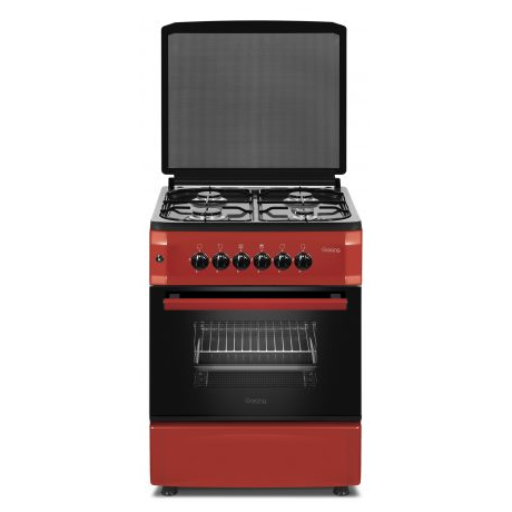 Novacook F5S40G2 R LPG Tűzhely piros