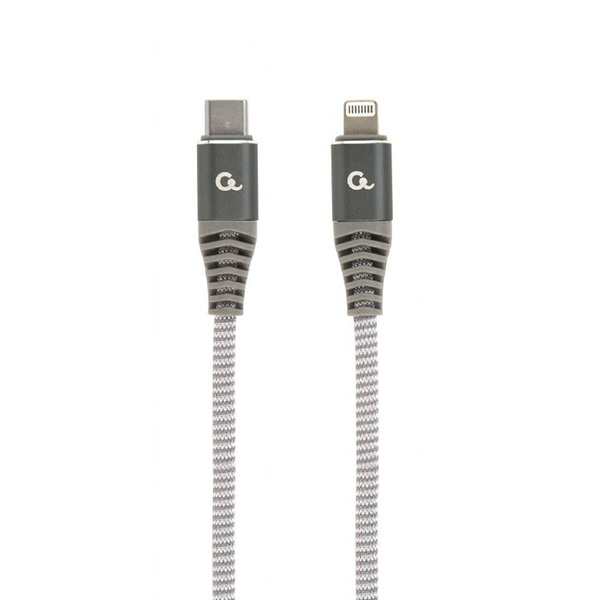 Gembird CC-USB2B-CM8PM-1.5M kabel USB 1,5 m USB 2.0 USB C Lightning Grey