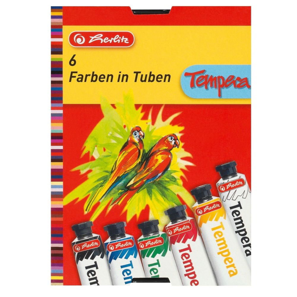 Herlitz Tempera - 6 színű (08643041)