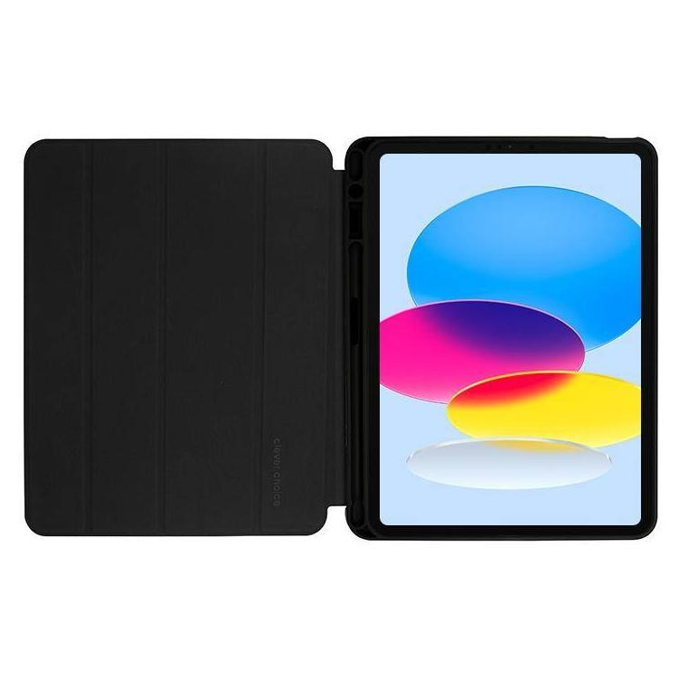 Crong FlexFolio Apple iPad 10.9" (2022) Flip tok - Fekete (CRG-FXF-IPD109-BLK)
