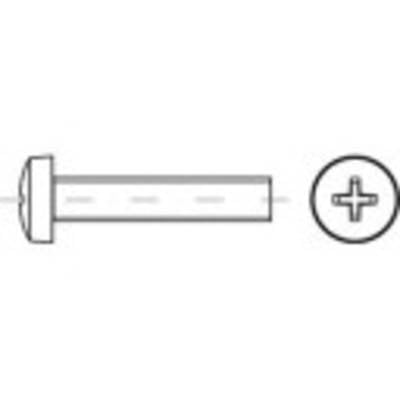 TOOLCRAFT 1068473 Csavarok M2 10 mm Kereszthornyú Philips DIN 7985 Nemesacél A2 1000 db (1068473)