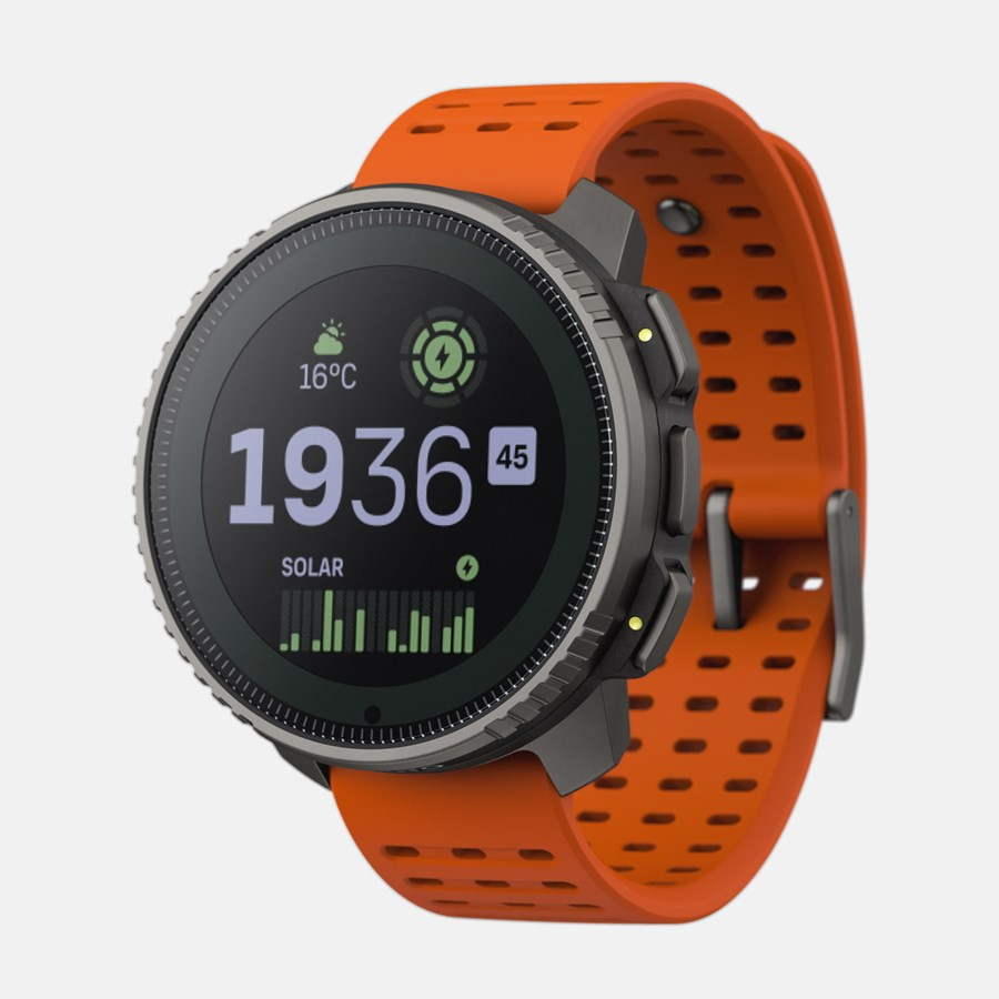 Suunto Vertical Titanium Solar Canyon 49mm Okosóra - Szürke/Narancssárga (SS050861000)