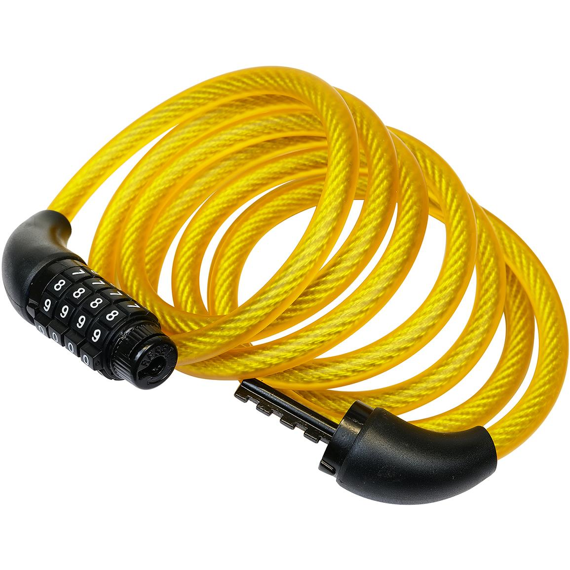 Richter Czech RL.567.8x1800.ZLU számkódos acél kábelzár, 8×1800 mm (0722-46670)