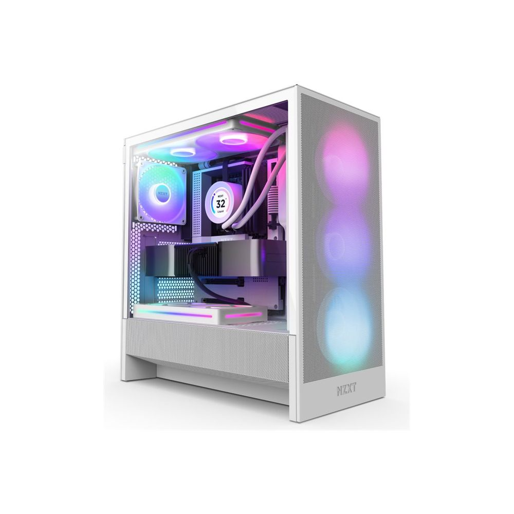 NZXT H5 Flow RGB (2024) All White (CC-H52FW-R1)