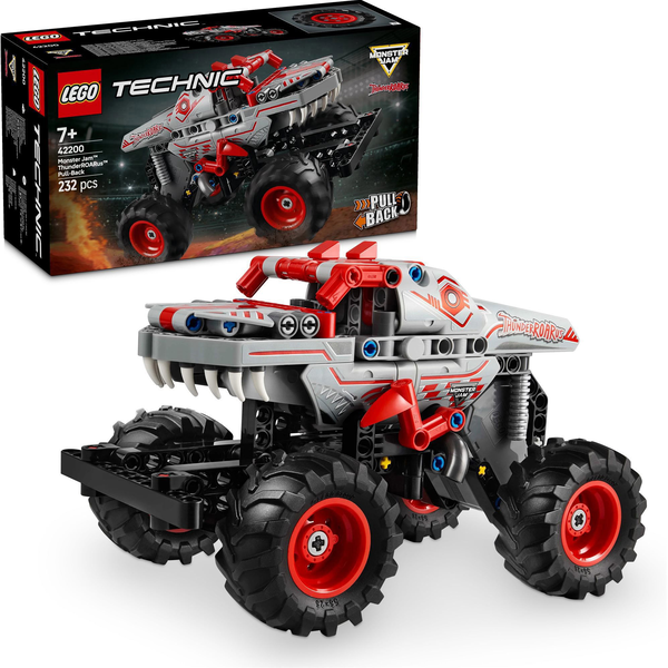 LEGO Technic Monster Jam Thunderroarus con Motor de Carga Manual, Juego de construcción +7 años - 42200